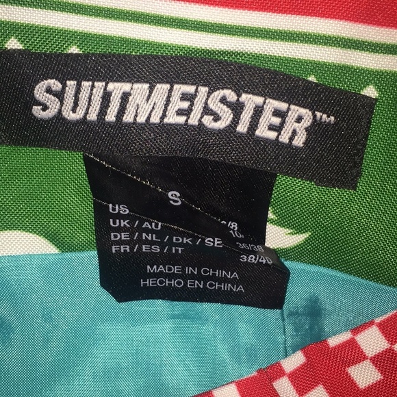 𝅺Suitmeister ugly Christmas reindeer suit small 6/8 - Picture 2 of 2